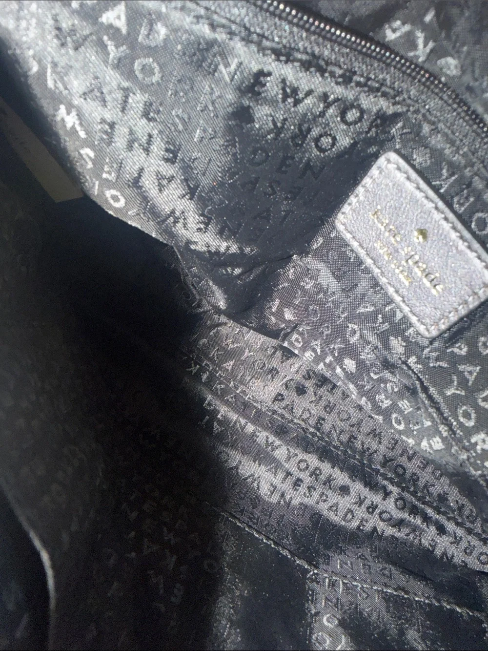 Kate Spade‎ Emelyn Briar Lane Quilted Gunmetal Shoulder Bag